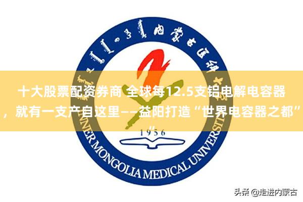 十大股票配资券商 全球每12.5支铝电解电容器，就有一支产自这里——益阳打造“世界电容器之都”